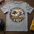 Never Underestimate the Advantages of an E-Bike Tee - Chainline Collective