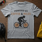 Powered By Coffee And Miles Tee - Chainline Collective