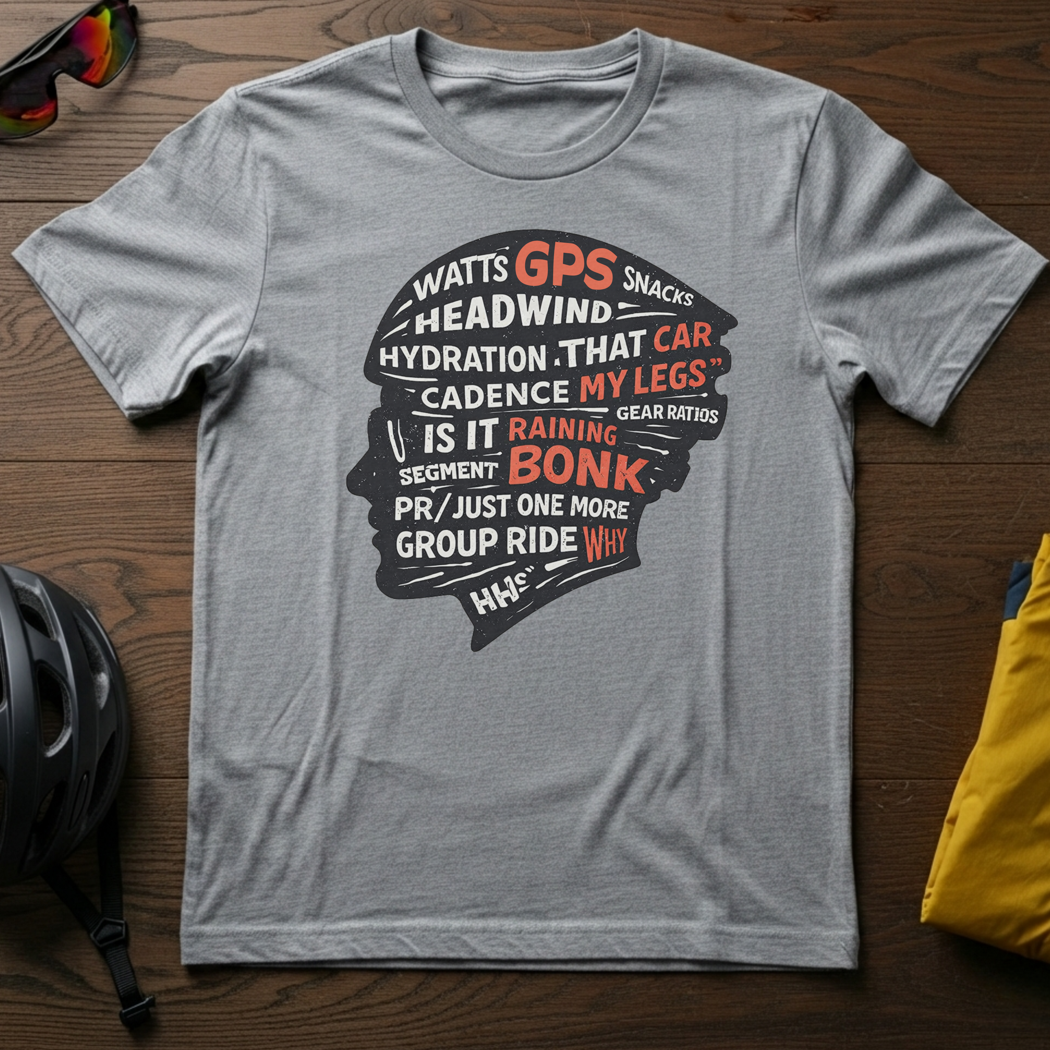 The Mind of a Cyclist Typography Tee - Chainline Collective