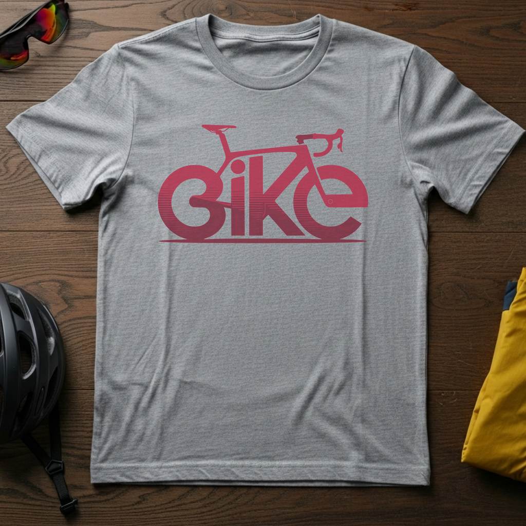 Bike Typography Art Tee - Chainline Collective