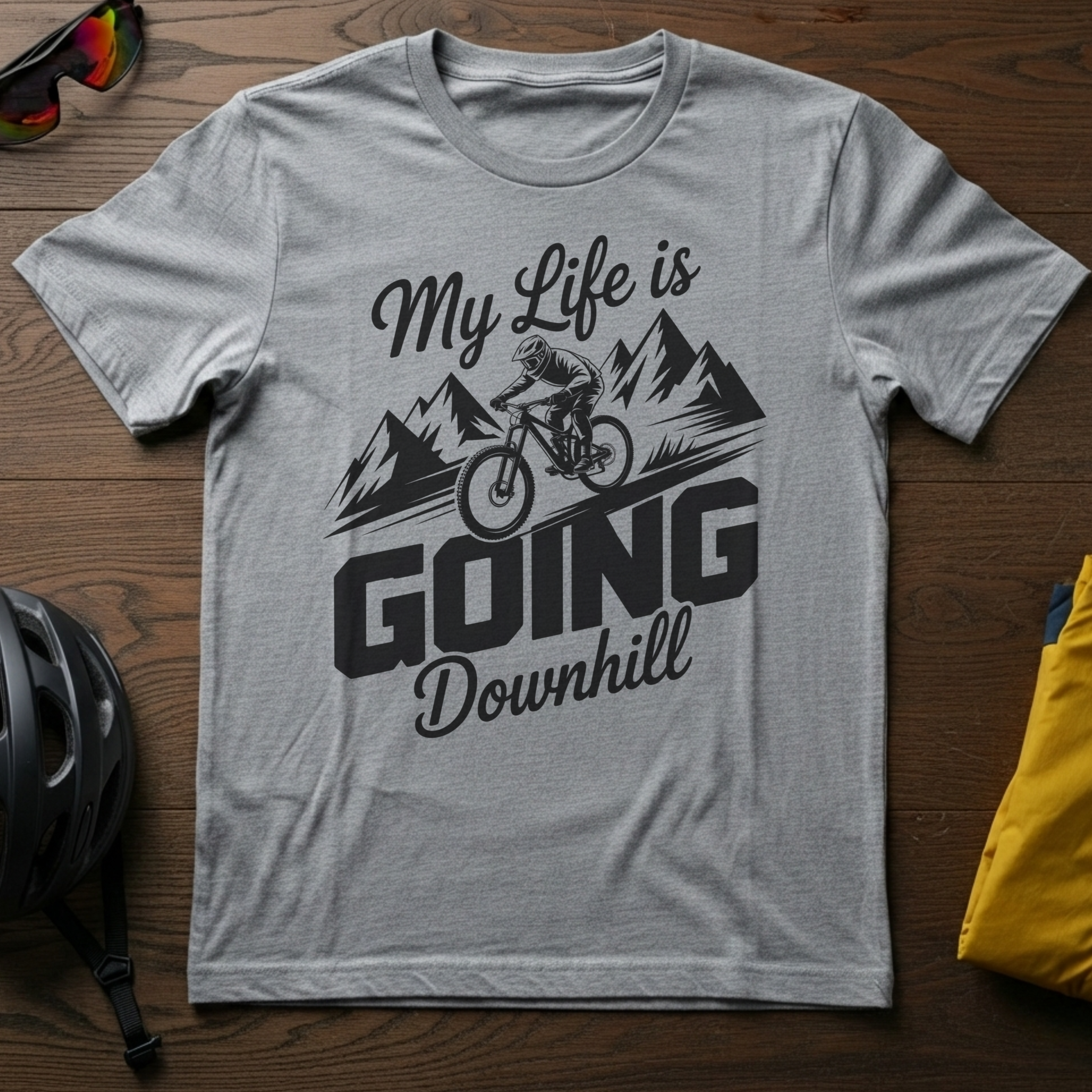 My Life is Going Downhill Tee - Chainline Collective