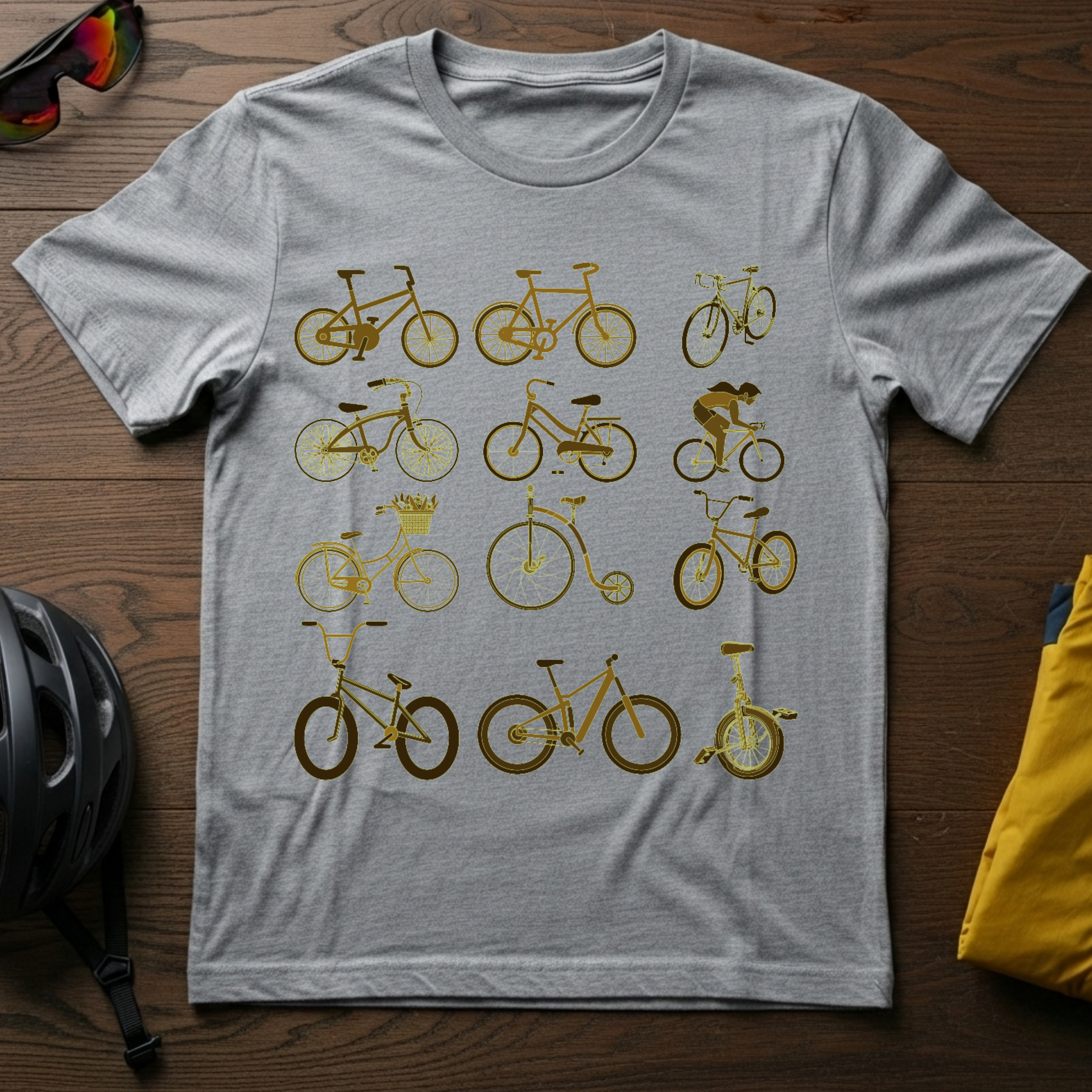 Bicycle Collage Tee - Chainline Collective