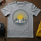 Bike Wheel Mountain Sunrise - Chainline Collective