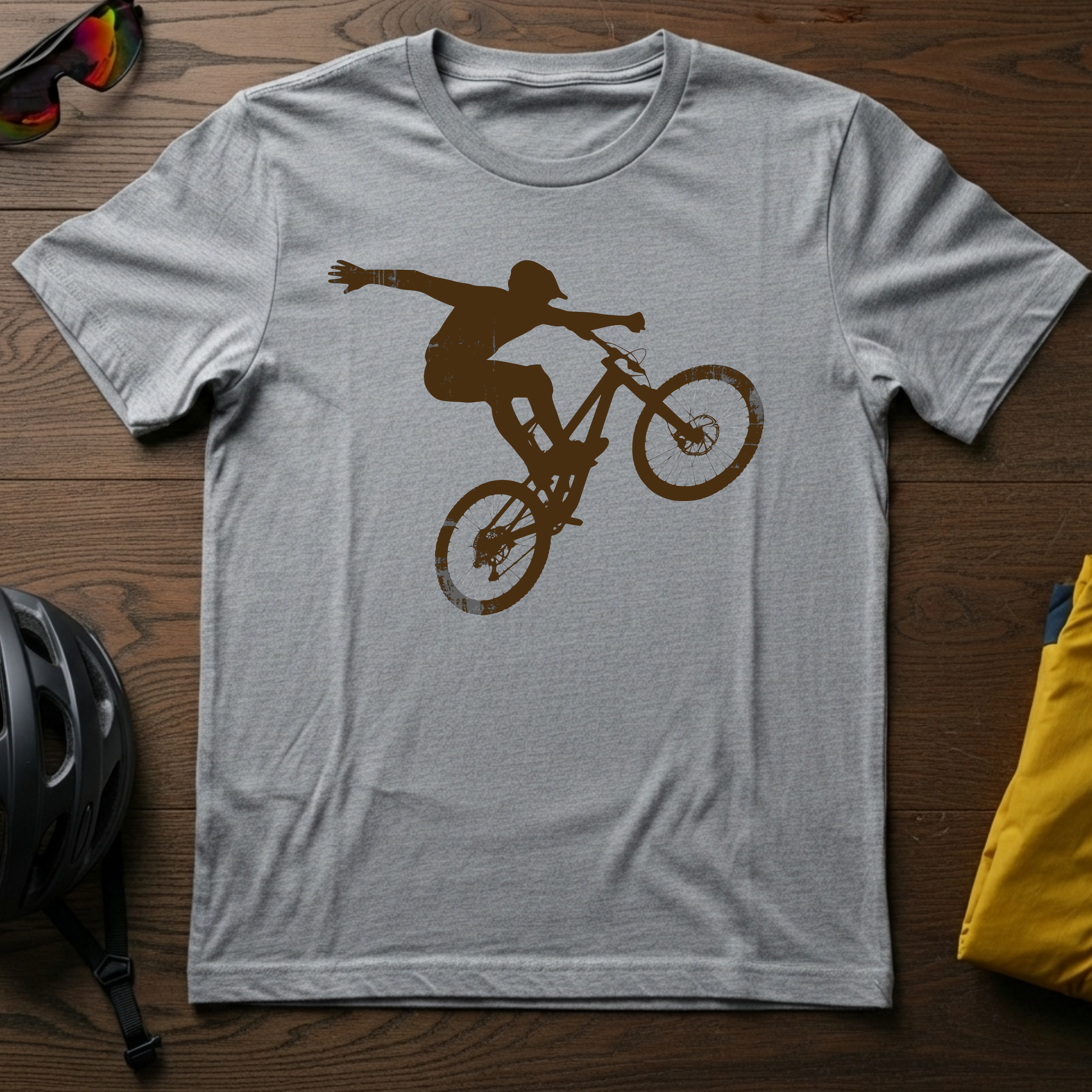 Mountain Bike Jump Silhouette Tee - Chainline Collective
