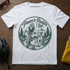 "Paws & Pedals Club" Dog and Bike Lover Tee - Chainline Collective