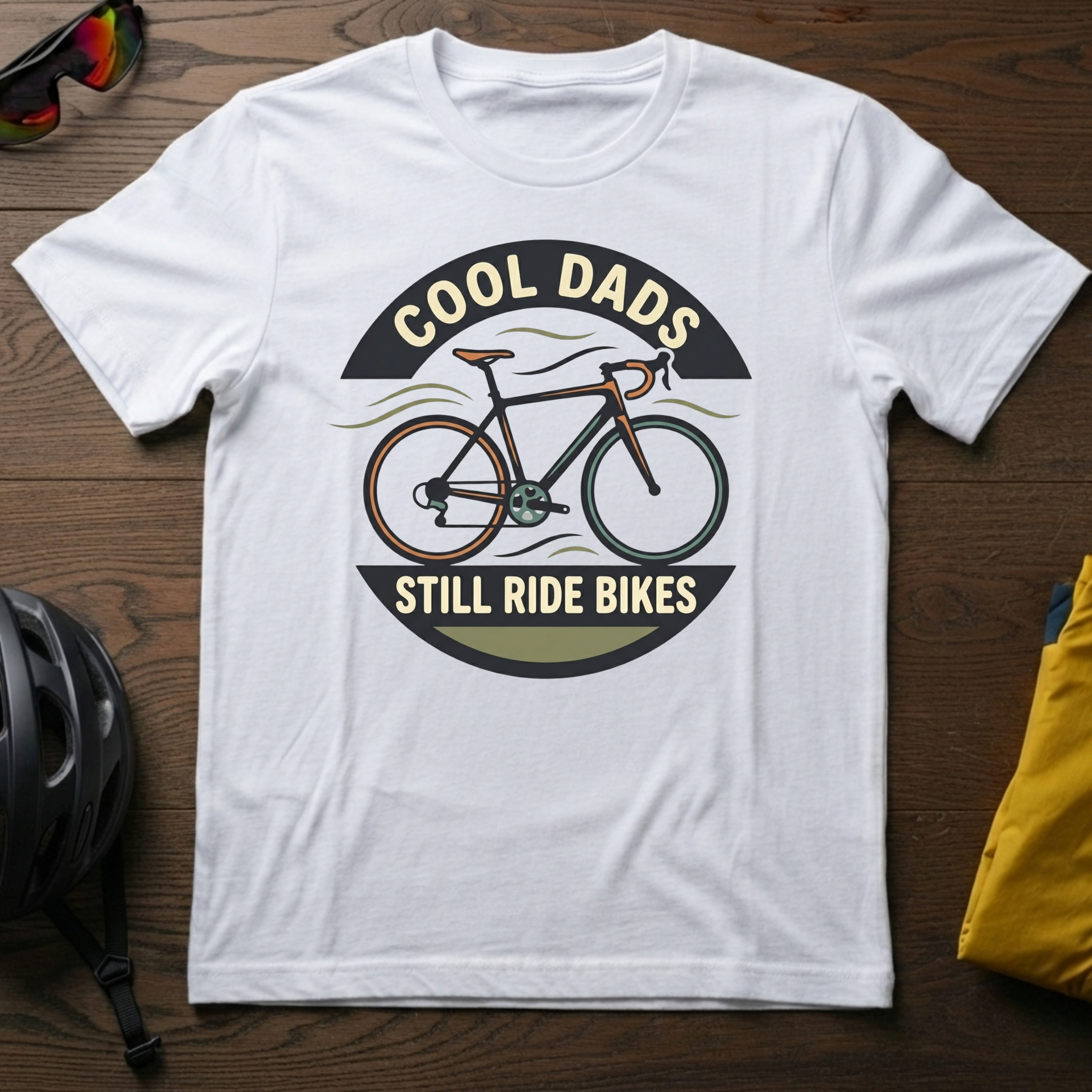 Cool Dads Still Ride Bikes Tee - Chainline Collective