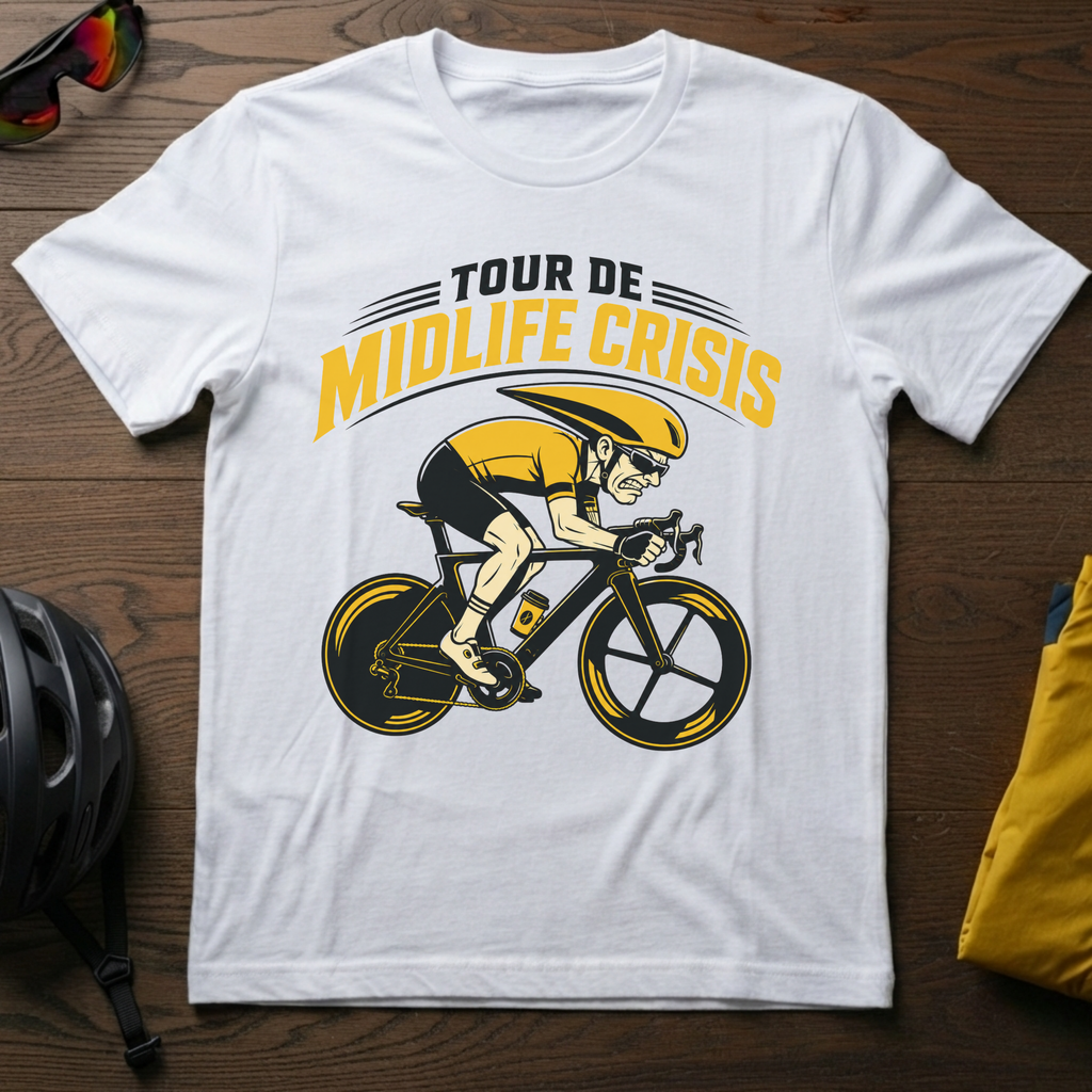 Tour de Midlife Crisis Tee