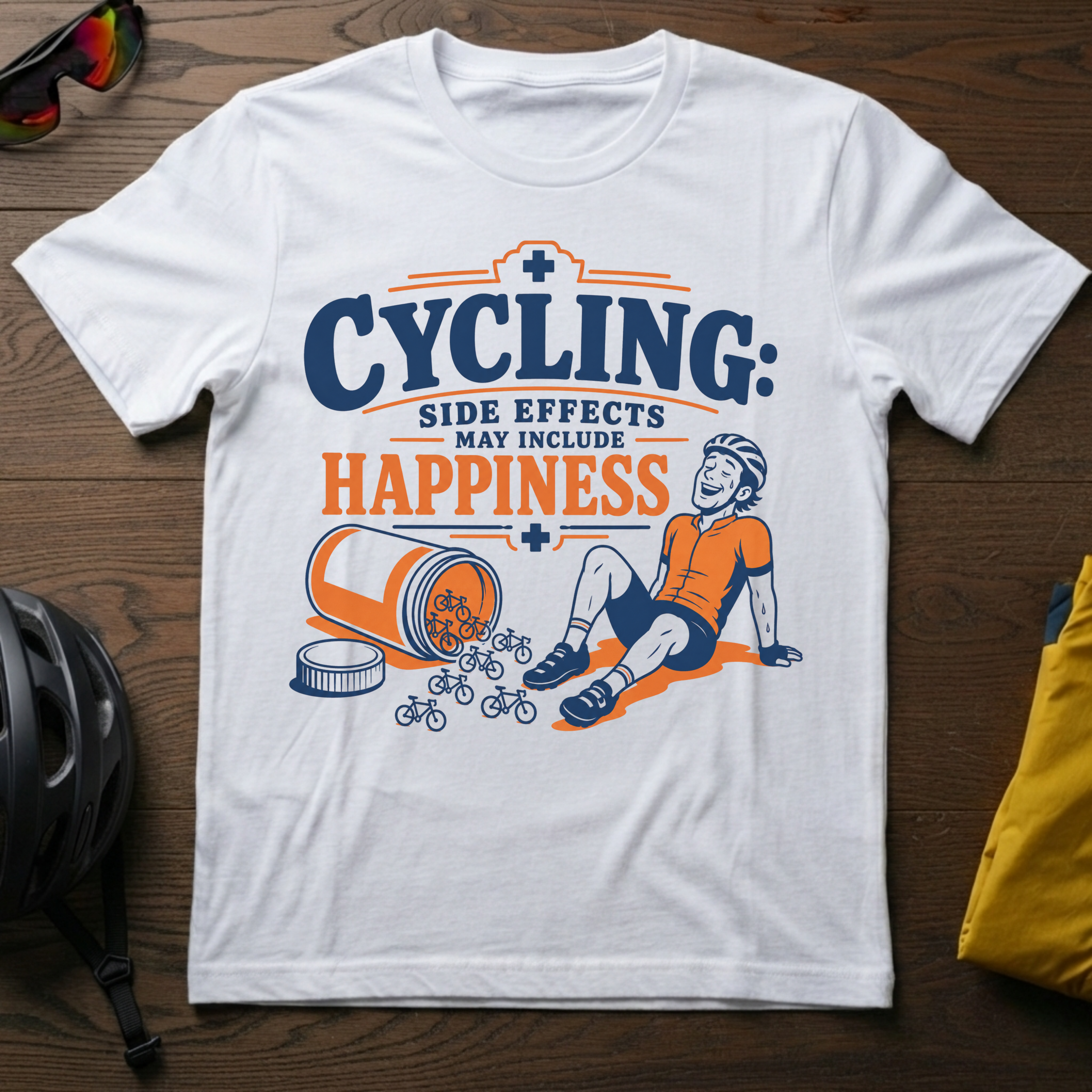 "Cycling: Side Effects May Include Happiness" Tee